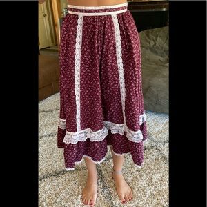 VINTAGE Gunne Sax Skirt (1970’s)